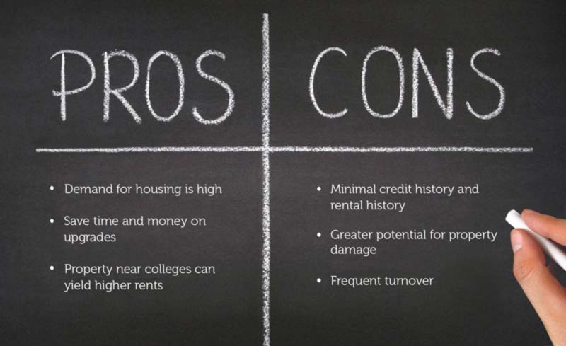 Pros and Cons of Renting To College Students | SmartMove